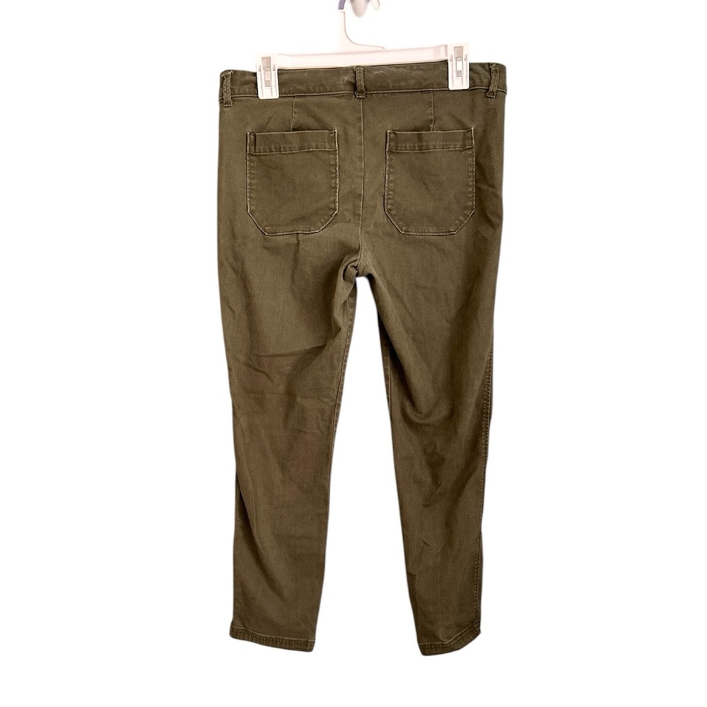 Old Navy Pixie Olive Trousers Ankle Length Size 10 - Picture 7 of 8